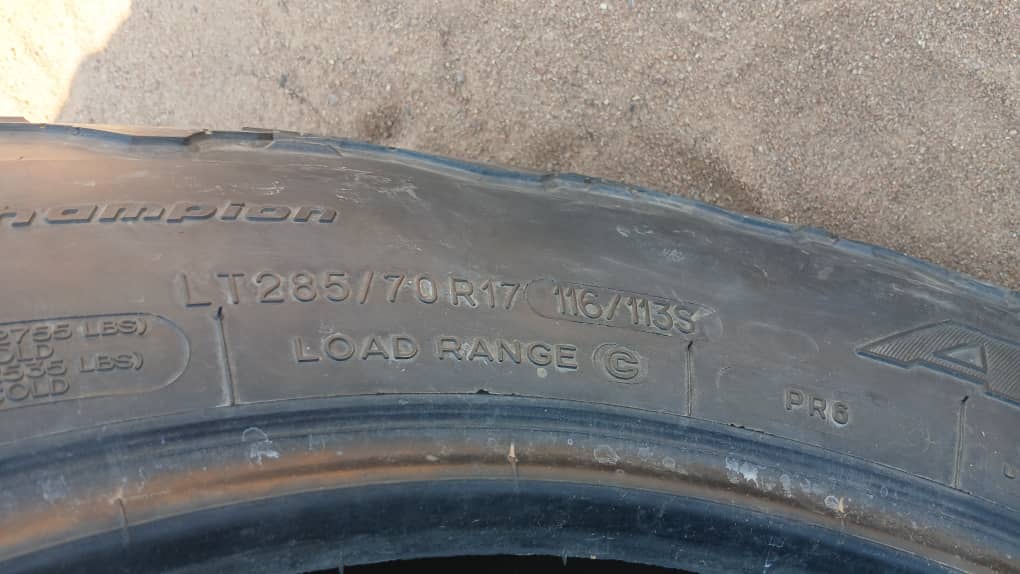 LT 285/70 R14 BF Goodrich (MOGODITSHANE SEFALANA JUNCTION)