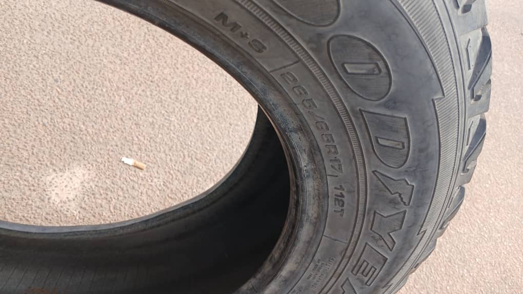 265/65 R17 Goodyear (Mogoditshane / Gabane Road / Engine Junction)